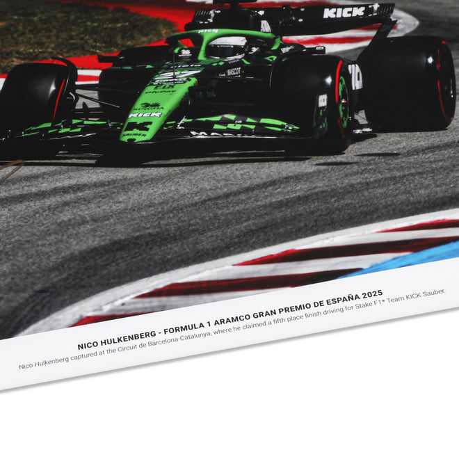 Nico Hülkenberg 2025 Signed Print – Spanish GP