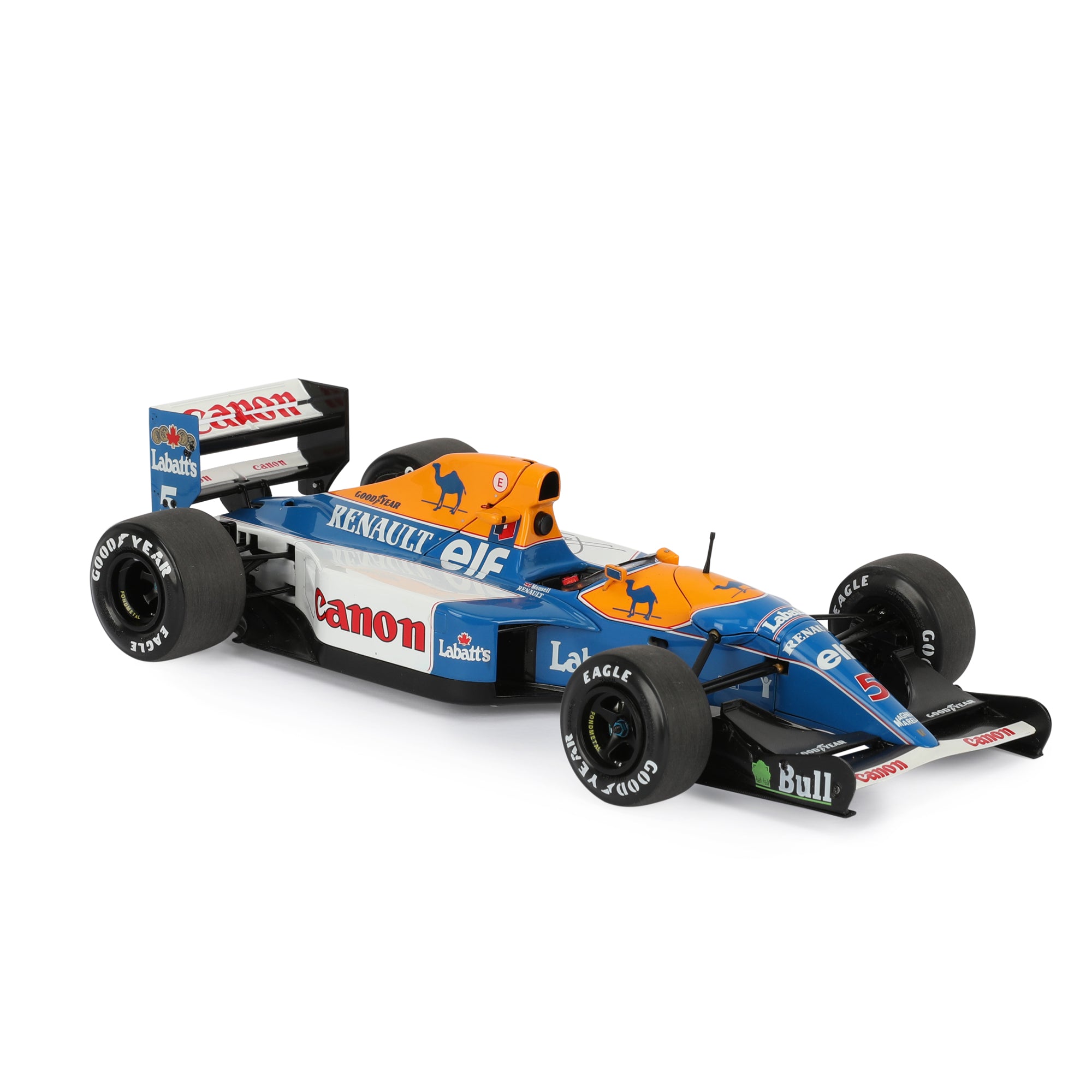 Nigel Mansell 1992 Signed Williams Racing 1:18 Scale Model