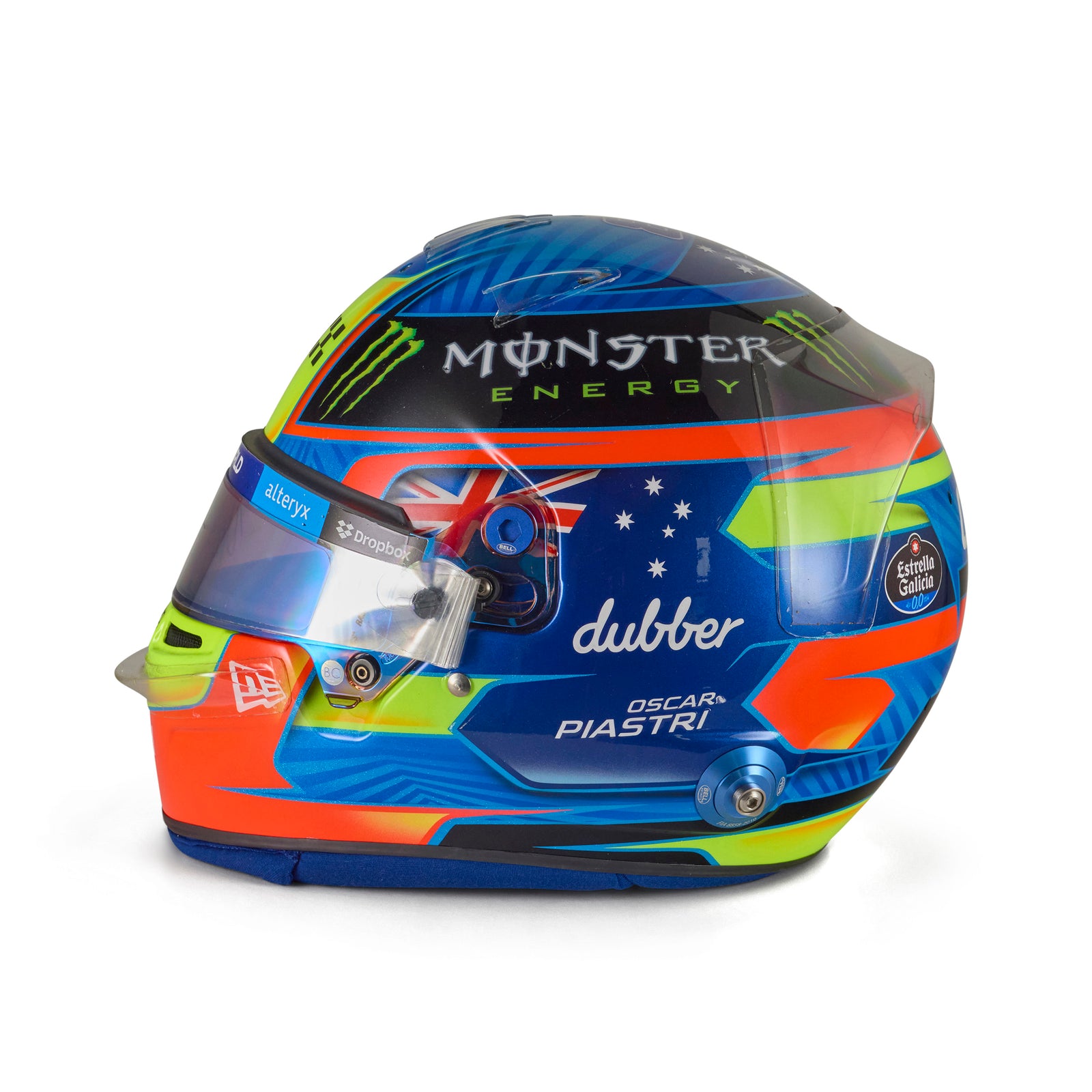 LOT 011 - Oscar Piastri 2024 Signed Race-Used Helmet - Bahrain GP