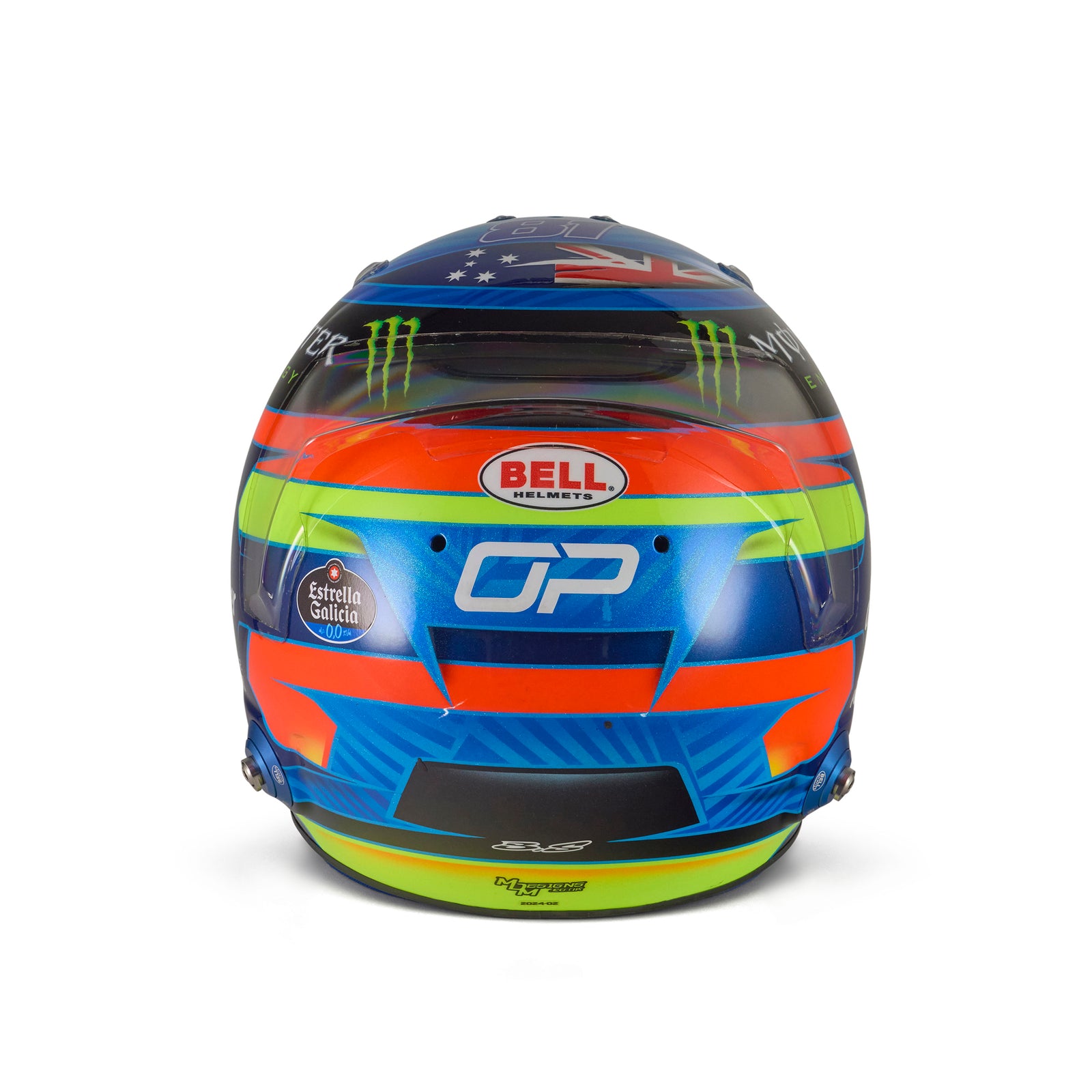 LOT 011 - Oscar Piastri 2024 Signed Race-Used Helmet - Bahrain GP