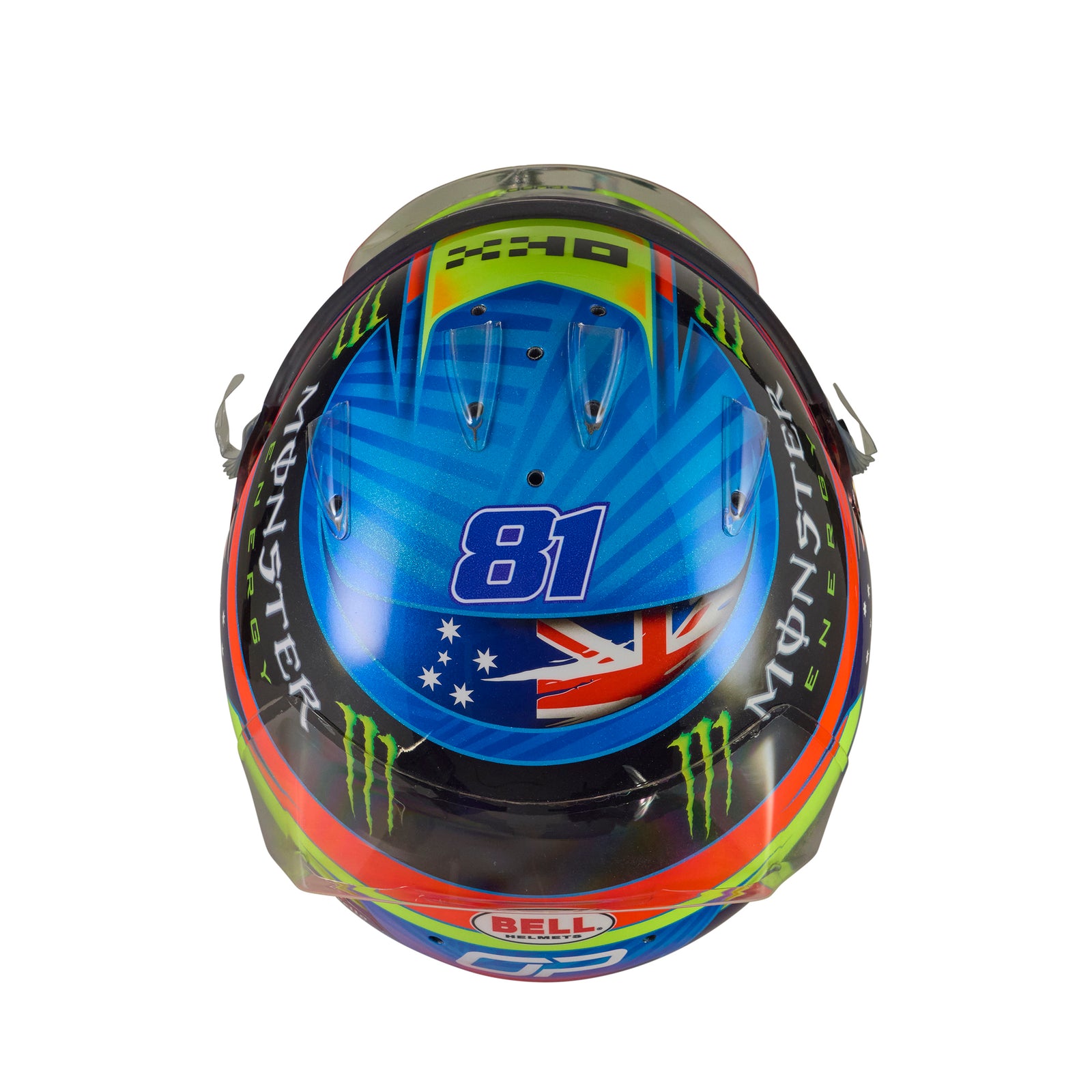 LOT 011 - Oscar Piastri 2024 Signed Race-Used Helmet - Bahrain GP