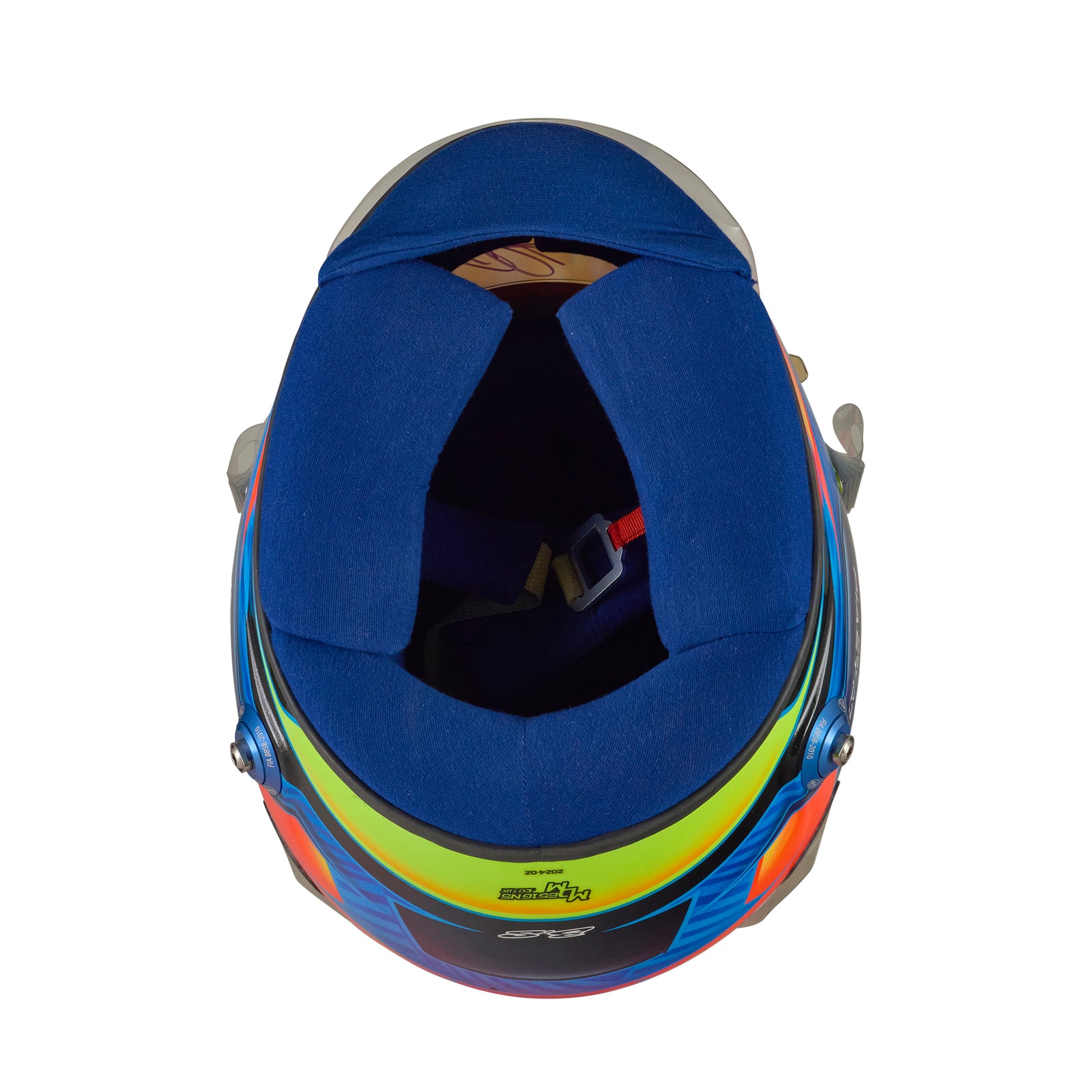 LOT 011 - Oscar Piastri 2024 Signed Race-Used Helmet - Bahrain GP