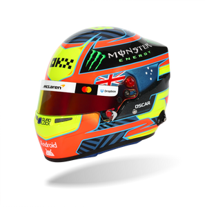 Oscar Piastri 2026 Season McLaren 1:2 scale helmet authentic Formula 1 collector memorabilia for premium display