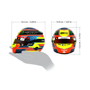 Oscar Piastri 2026 McLaren 1:2 scale replica helmet authentic motorsport memorabilia for collectors