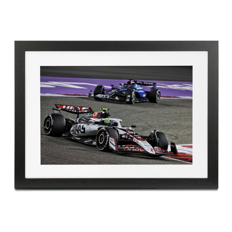 Oliver Bearman 2025 MoneyGram Haas F1 Team Print - Bahrain GP