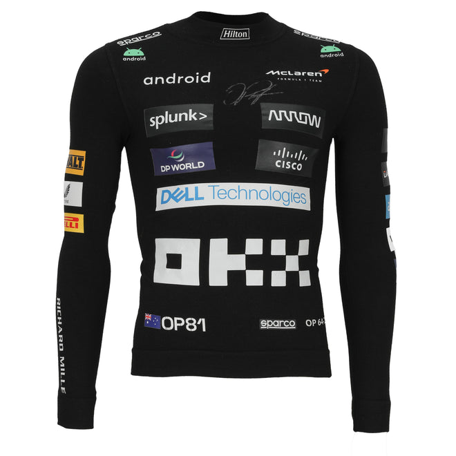 Oscar Piastri 2023 Signed Grand Prix Used McLaren F1 Team Nomex