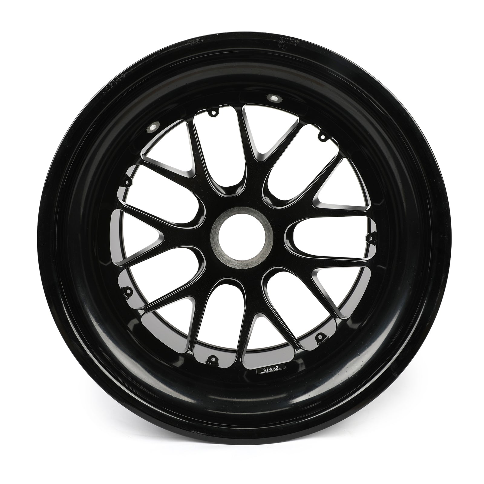 Auction LOT 040 - Oscar Piastri 2024 Race Used McLaren F1 Team Rear Wheel Rim Table - British Grand Prix