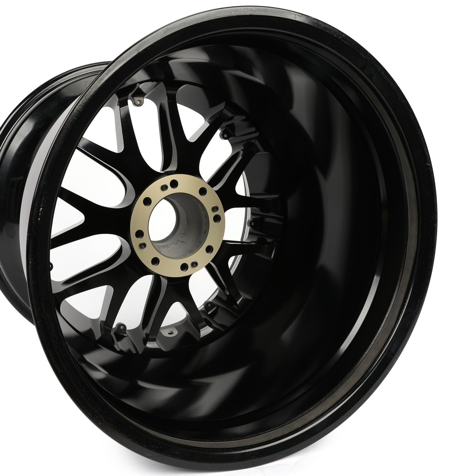 Auction LOT 040 - Oscar Piastri 2024 Race Used McLaren F1 Team Rear Wheel Rim Table - British Grand Prix