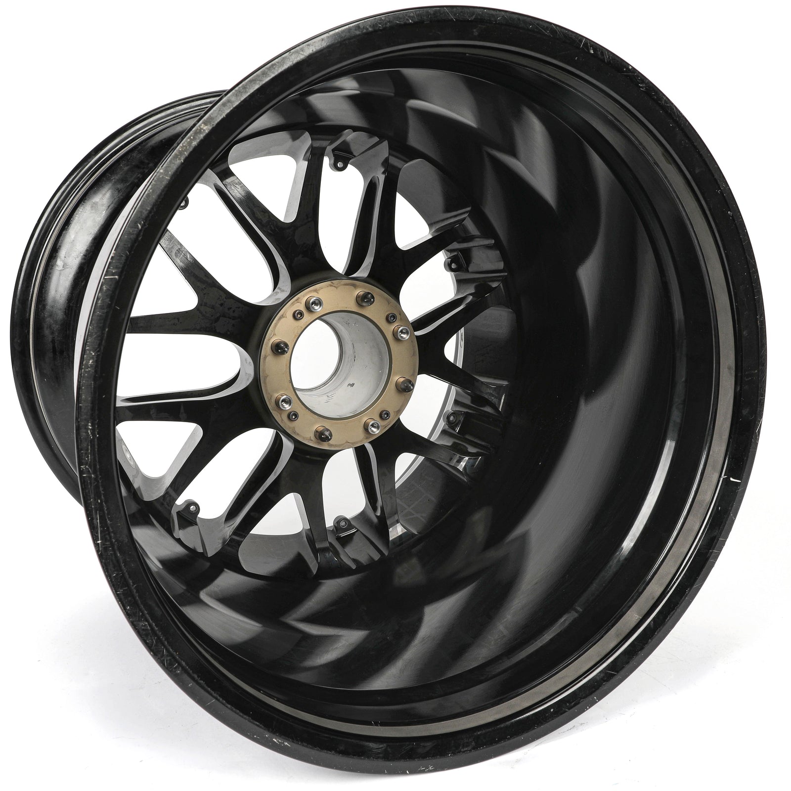 Auction LOT 013 - Oscar Piastri 2024 Race Used McLaren Formula 1 Team Rear Wheel Rim Table - Saudi Arabian GP