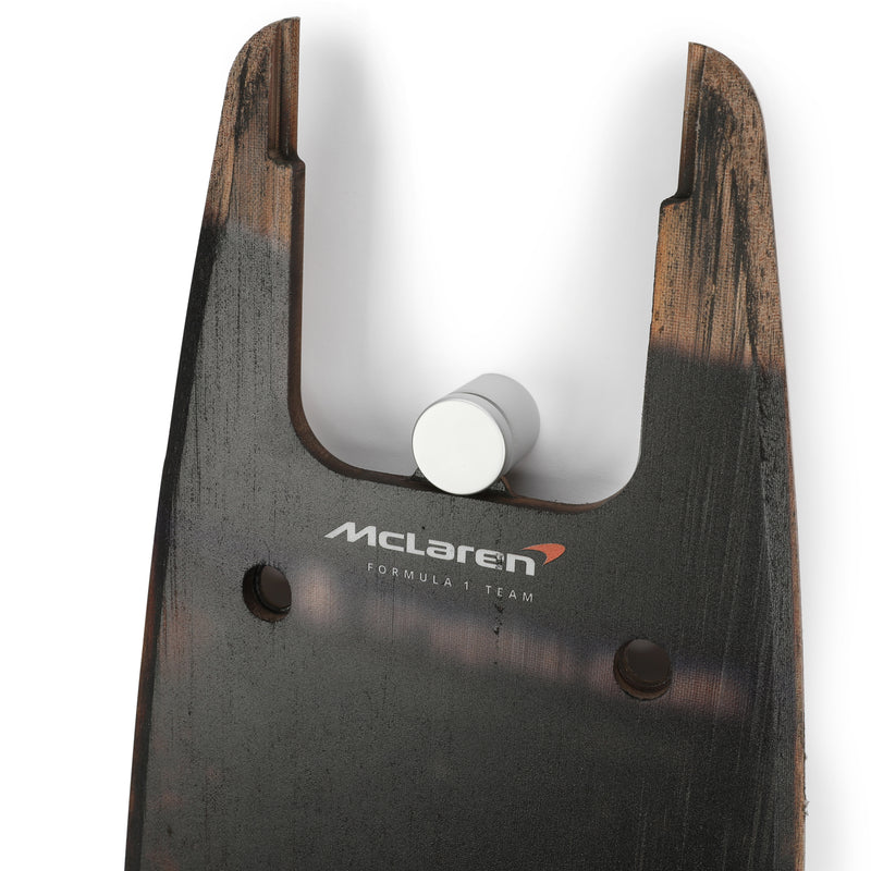 Oscar Piastri 2024 McLaren Formula One Team Grand Prix Used Front Skid Plank Wall Art - Mexican GP
