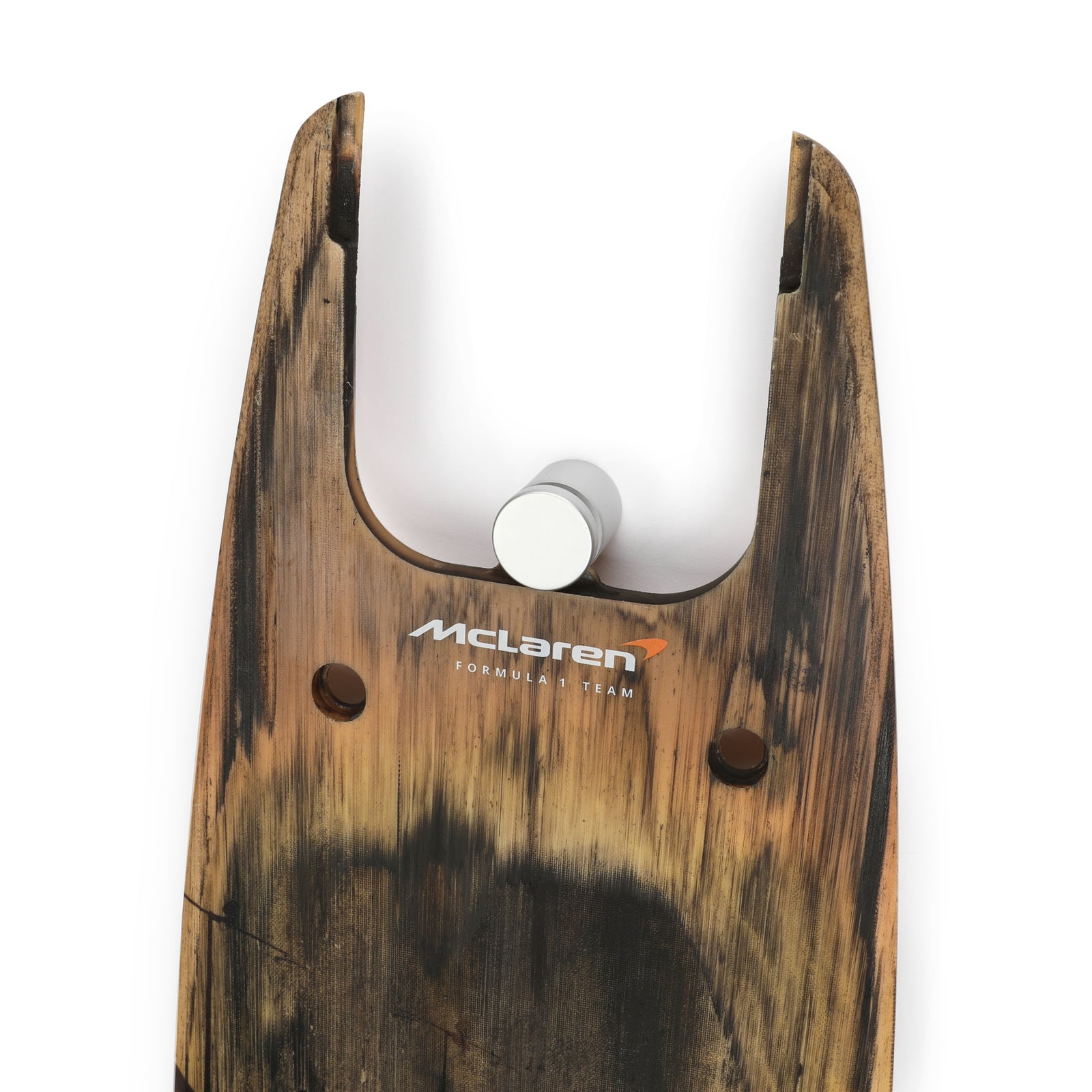 Oscar Piastri 2024 McLaren Formula One Team Grand Prix Used Front Skid Plank Wall Art - Saudi Arabian GP