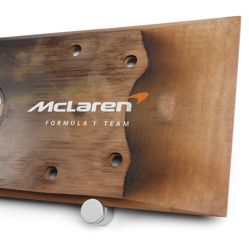 Oscar Piastri 2024 McLaren Formula 1 Team Grand Prix Used Rear Skid Plank Section - Canada GP
