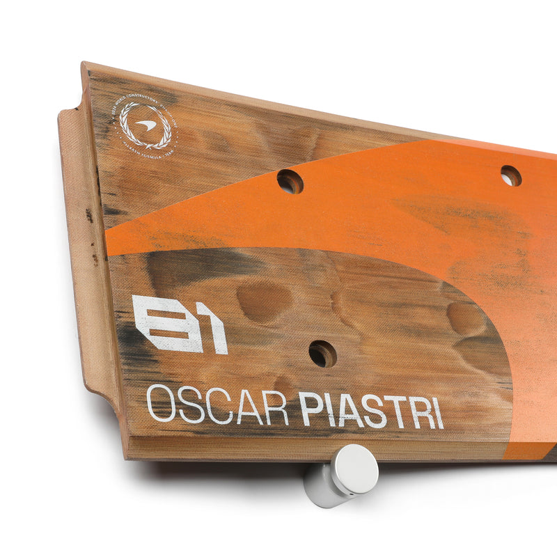 Oscar Piastri 2024 McLaren Formula 1 Team Grand Prix Used Rear Skid Plank Section - Canada GP