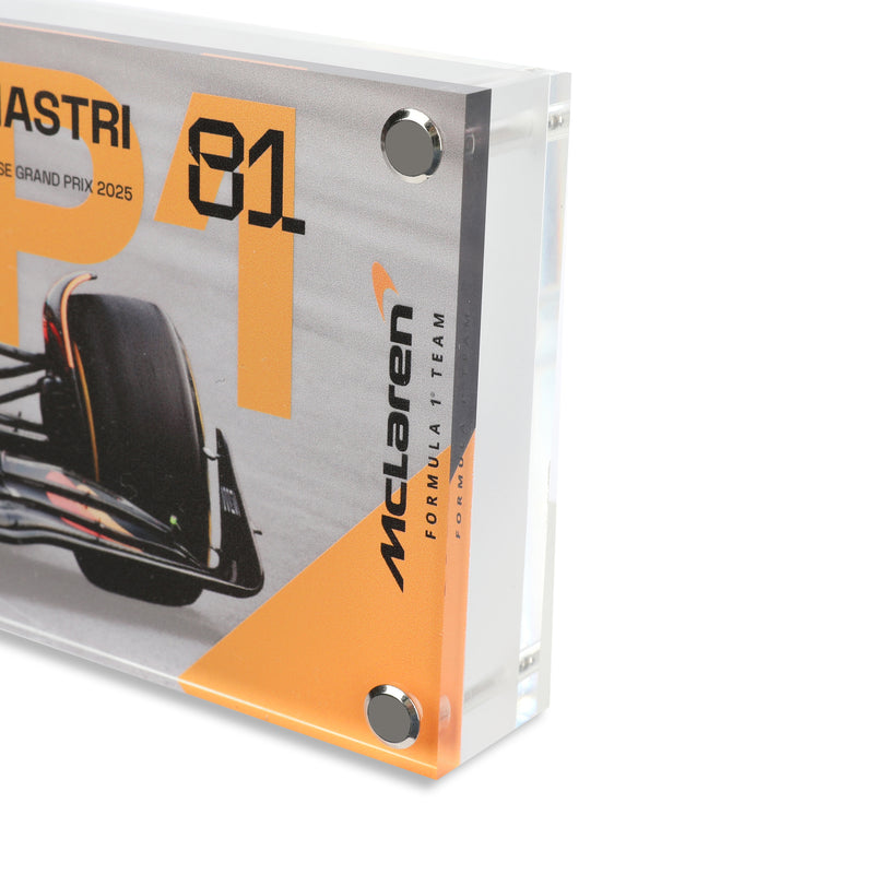 Oscar Piastri 2025 Chinese Grand Prix Winning McLaren Skid Plank – Race-Used – Limited Edition of 200
