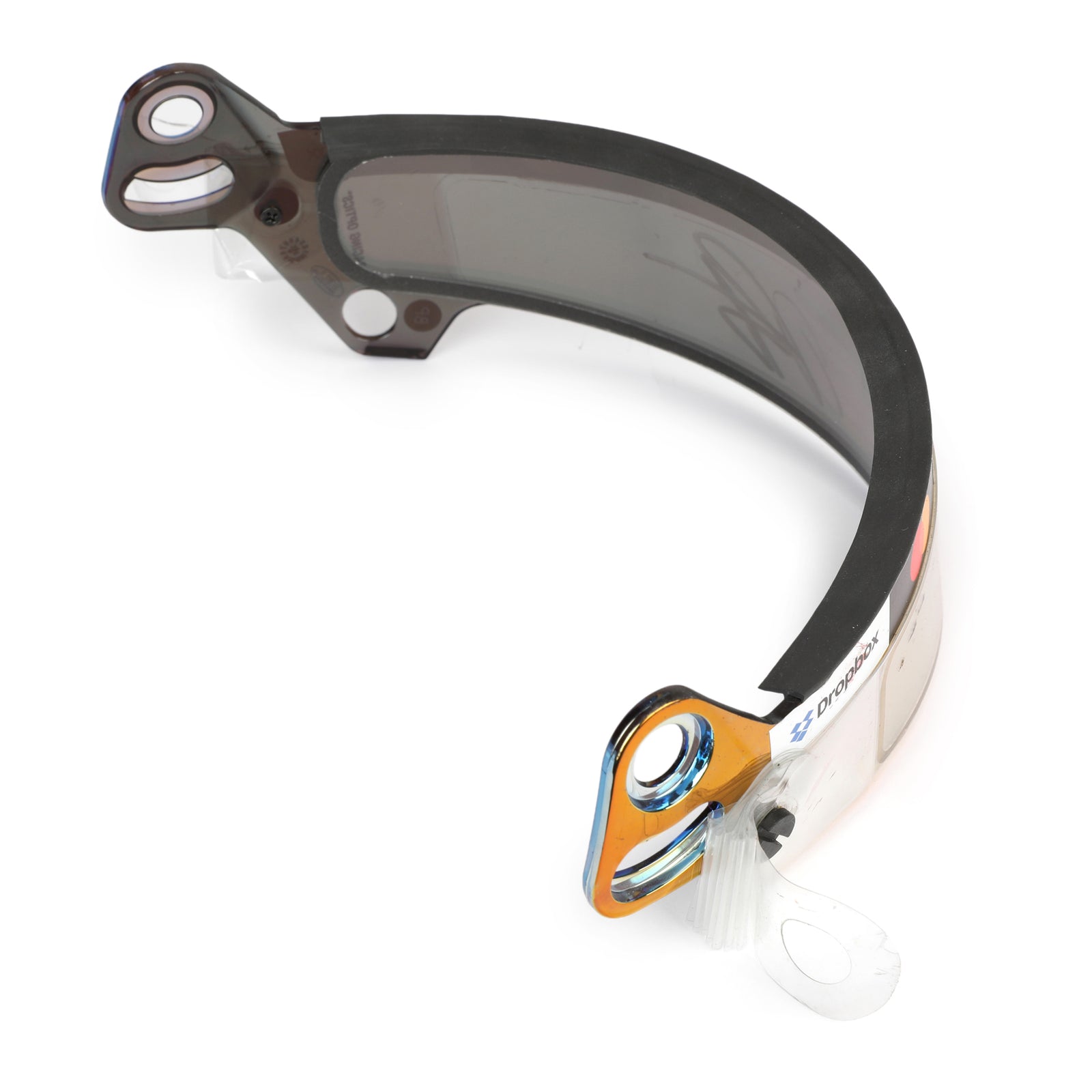 Season Launch LOT 064 - Oscar Piastri 2025 McLaren F1 Team Signed Helmet Visor - Brazilian GP