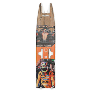 Oscar Piastri 2025 McLaren F1 Team Grand Prix Used Front Skid Plank Wall Art - Brazilian GP