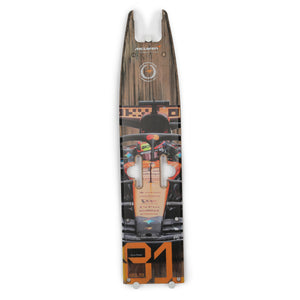 Oscar Piastri 2025 McLaren F1 Team Race Used Front Skid Plank Wall Art - Brazilian GP