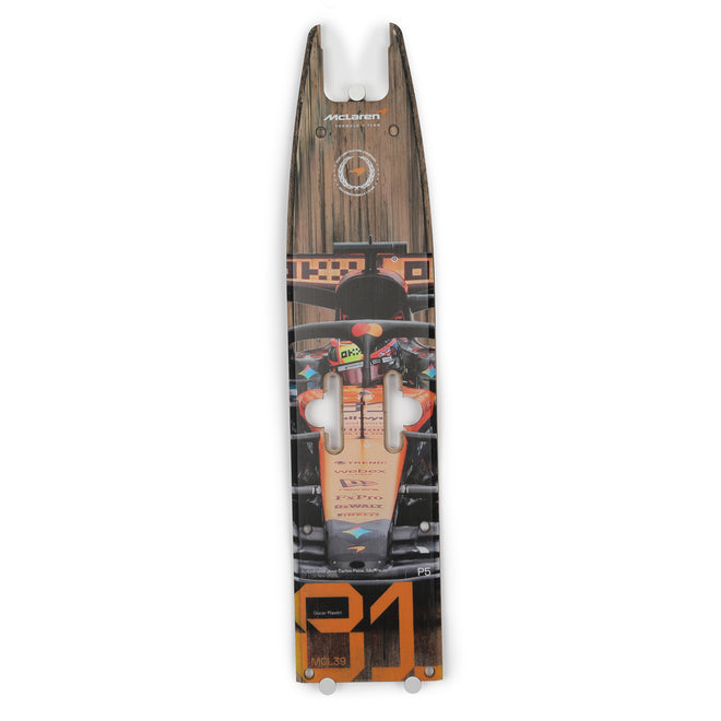 Oscar Piastri 2025 McLaren F1 Team Race Used Front Skid Plank Wall Art - Brazilian GP