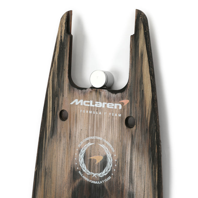 Oscar Piastri 2025 McLaren F1 Team Race Used Front Skid Plank Wall Art - Mexican GP