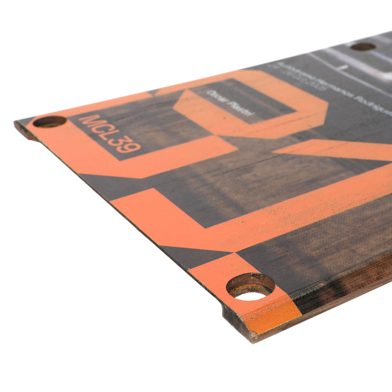 Oscar Piastri 2025 McLaren F1 Team Race Used Front Skid Plank Wall Art - Mexican GP