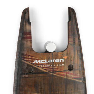 Oscar Piastri 2025 McLaren F1 Team Grand Prix Used Front Skid Plank Wall Art - Bahrain GP
