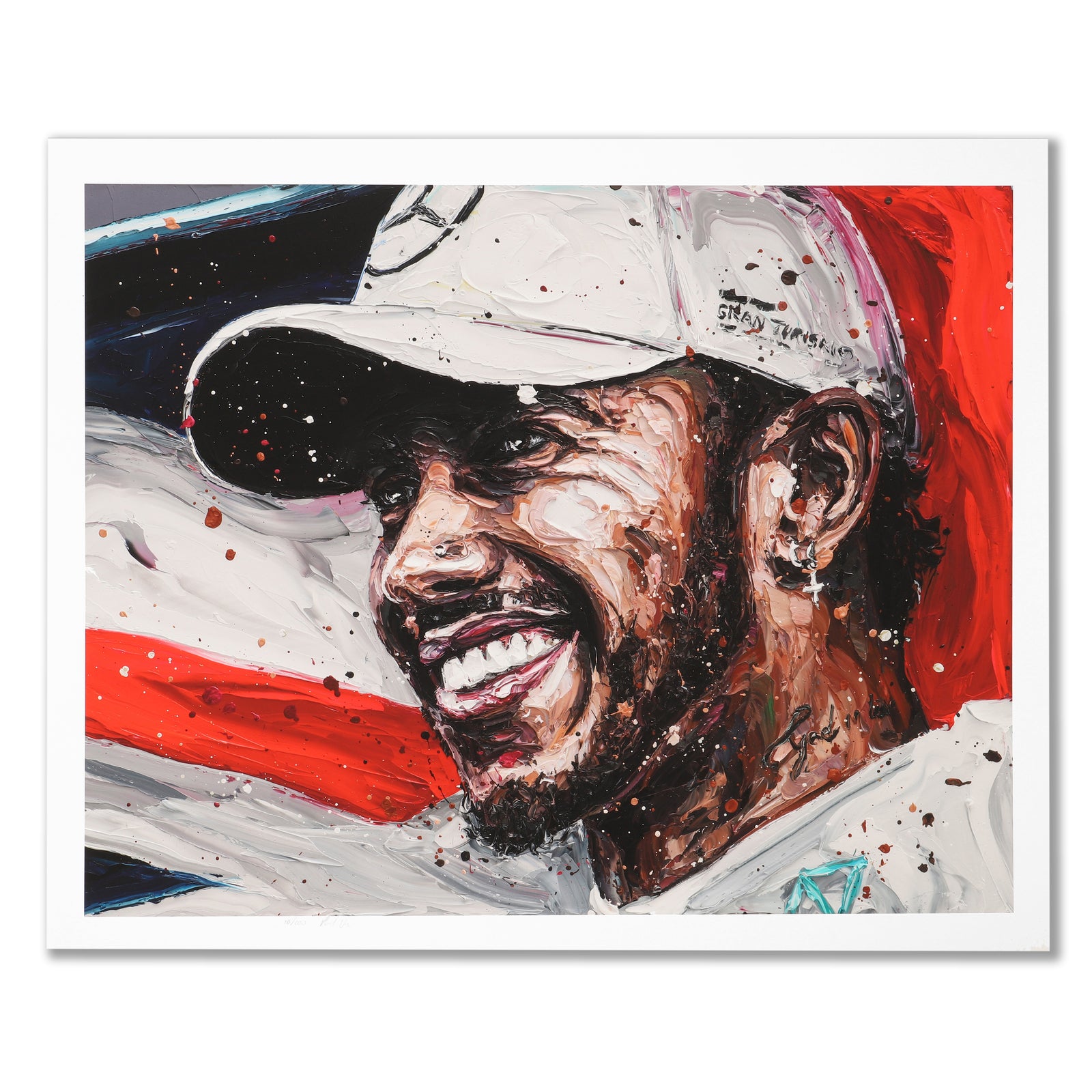 Lewis Hamilton 2018 'World Champion' Print - Paul Oz