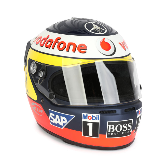 Miami Auction LOT 028 - Pedro de la Rosa 2007 Signed Replica Helmet