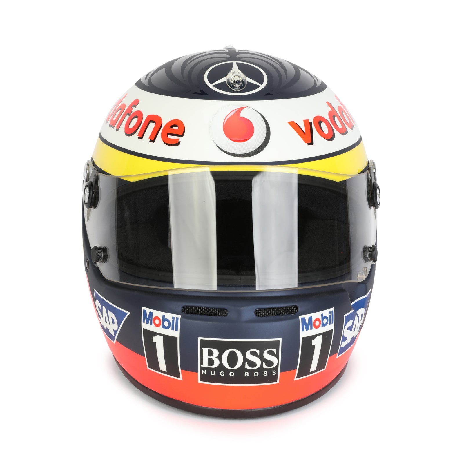 Miami Auction LOT 028 - Pedro de la Rosa 2007 Signed Replica Helmet