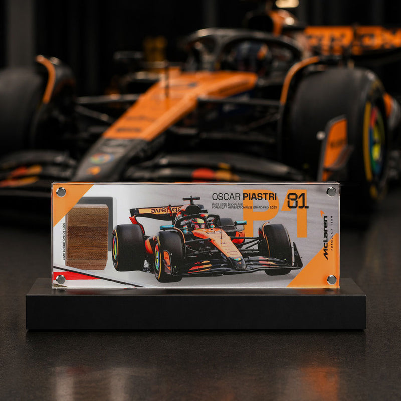 Oscar Piastri 2025 Chinese Grand Prix Winning McLaren Skid Plank – Race-Used – Limited Edition of 200