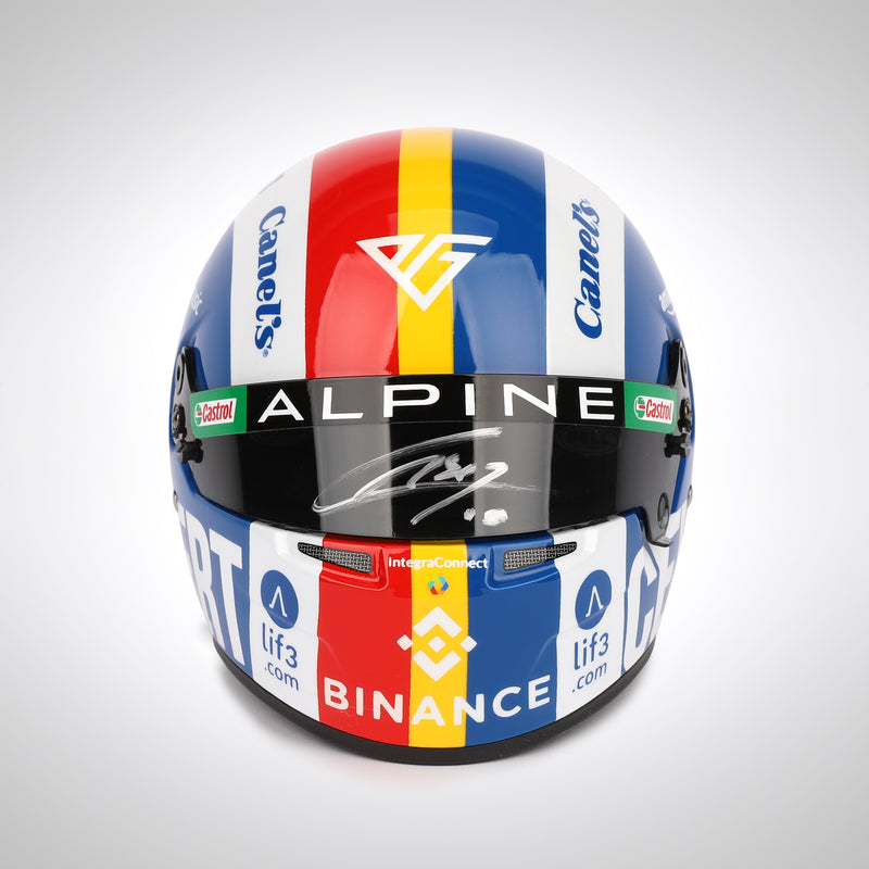 LOT 018 - Pierre Gasly 2023 Signed 1:2 Scale Helmet – United States GP