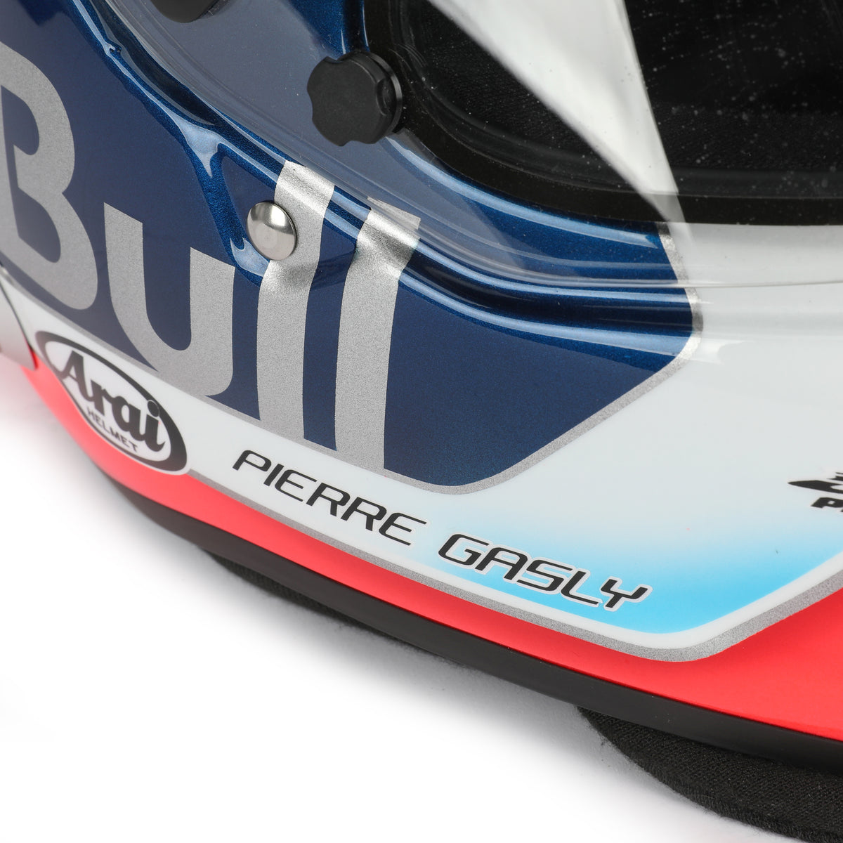 LOT 001 - Pierre Gasly Signed 2018 Race Used Red Bull Toro Rosso Honda Helmet