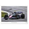 Pierre Gasly 2024 Signed Alpine Print - Brazilian GP