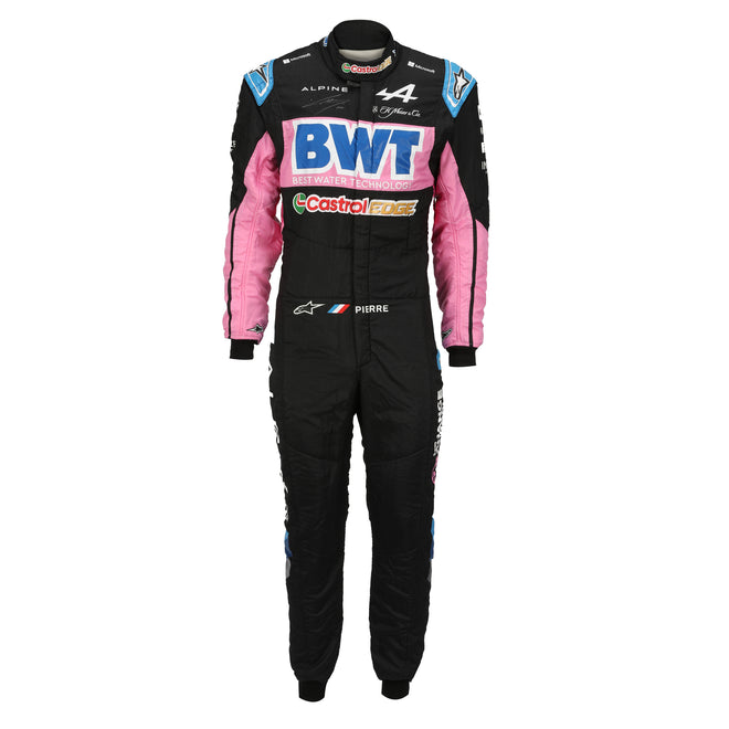 Pierre Gasly Signed 2024 Grand Prix Used BWT Alpine F1 Team Race Suit - Las Vegas GP