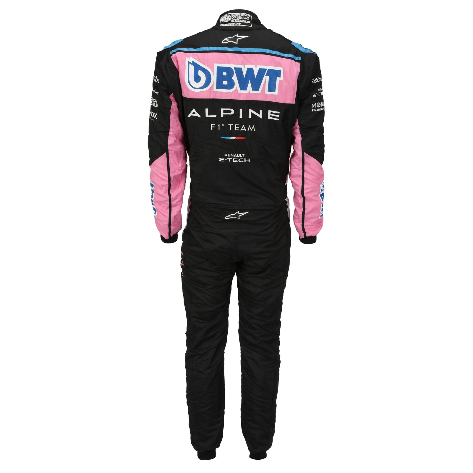 Pierre Gasly Signed 2024 Grand Prix Used BWT Alpine F1 Team Race Suit - Las Vegas GP