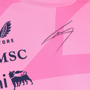 Pierre Gasly Signed 2025 BWT Alpine Formula One Team Official Driver T-Shirt