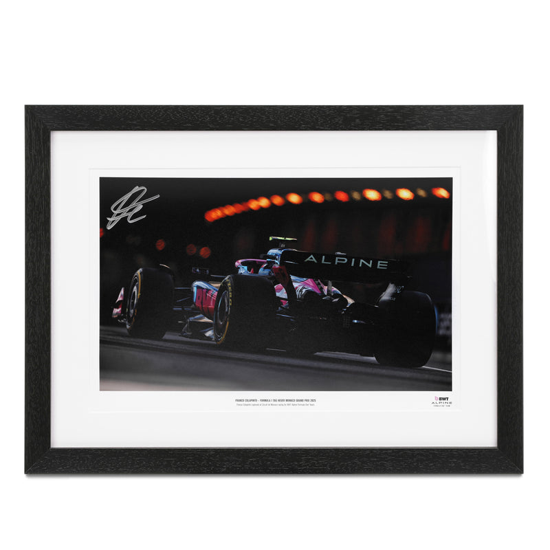 Franco Colapinto 2025 Signed BWT Alpine Formula One® Team Photo