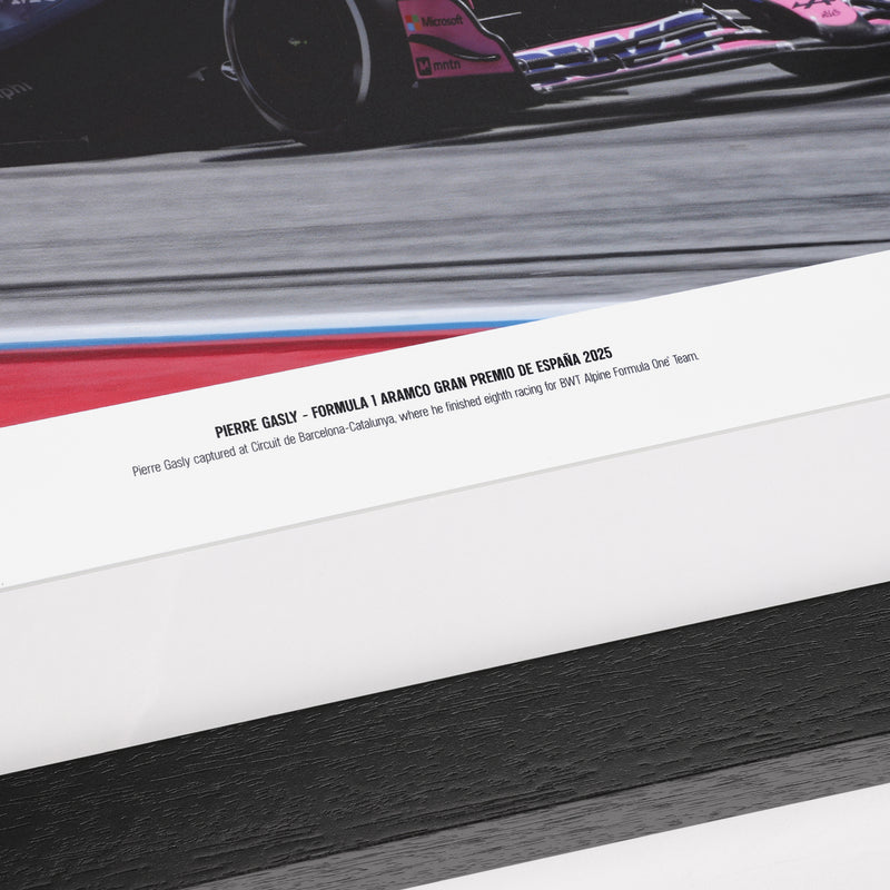 Pierre Gasly 2025 Signed BWT Alpine Formula One® Team Photo