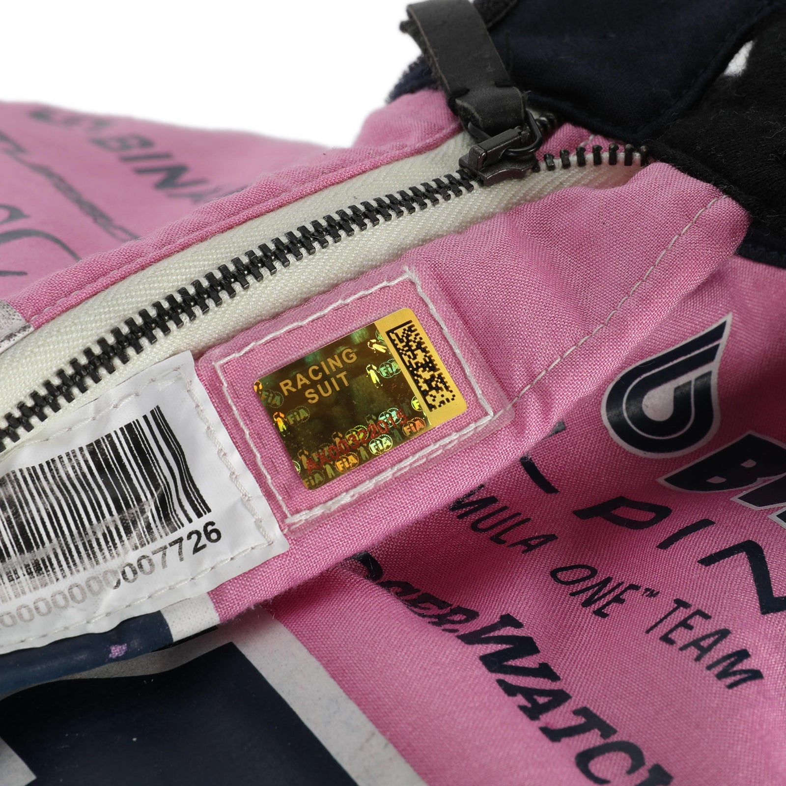 LOT 617 - Pierre Gasly 2025 Alpine F1 Team Signed Race Used Suit - Bahrain GP