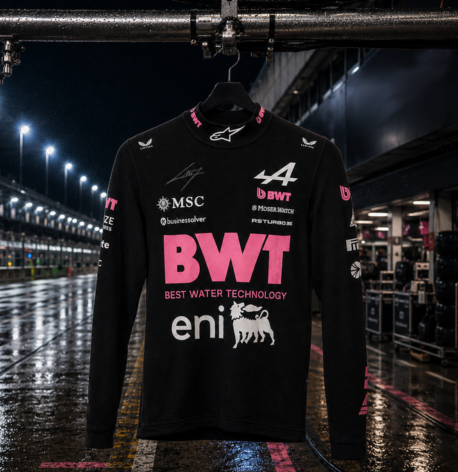 Pierre Gasly Signed 2026 BWT Alpine Formula One™ Team Nomex - Pre-Season Testing Worn