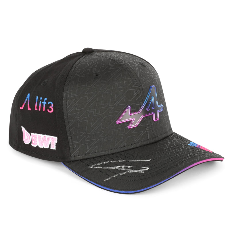 Pierre Gasly Signed 2025 BWT Alpine Formula One Team Official Driver Cap - Las Vegas GP