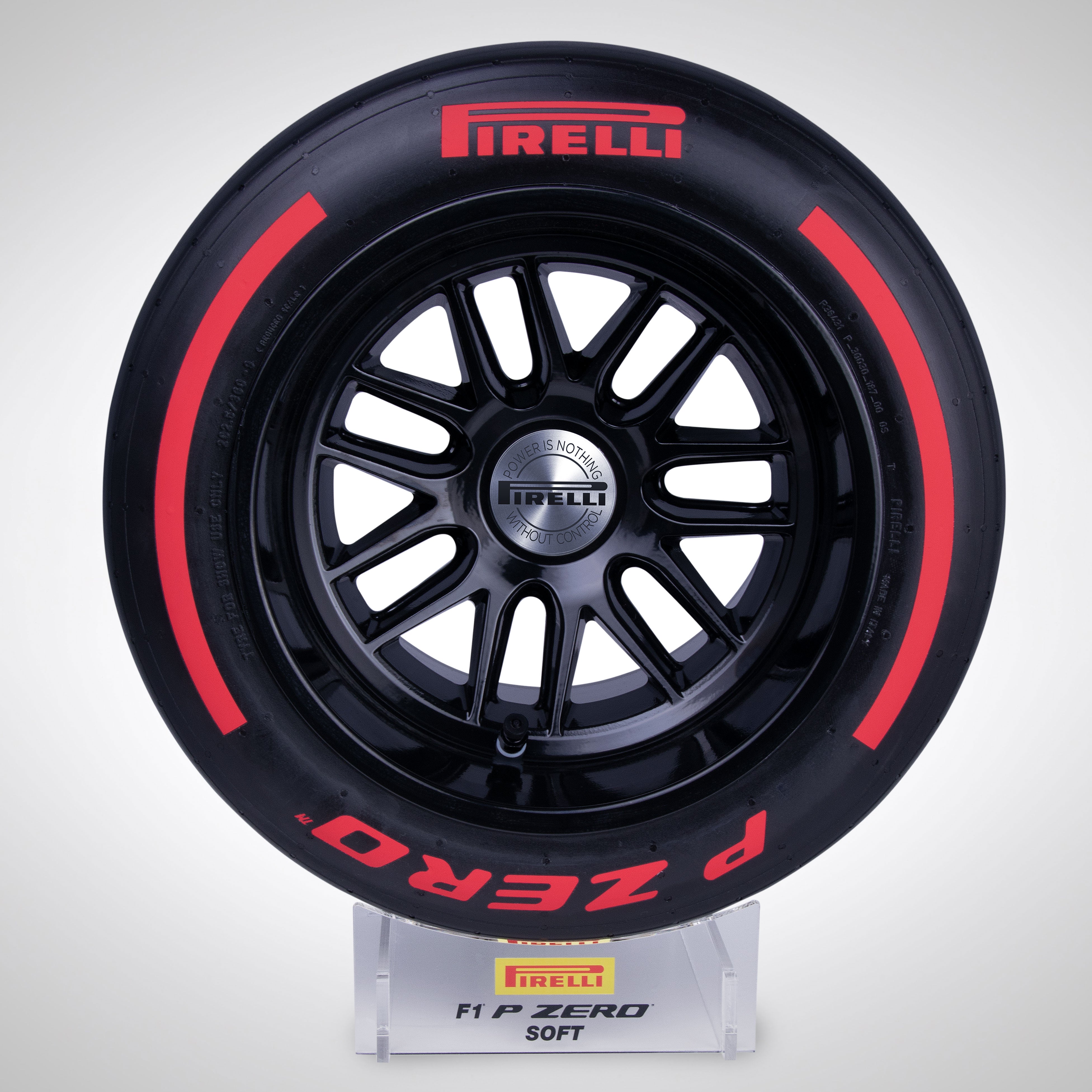 Pirelli Wind Tunnel Tyre 2023 - Red Soft Compound