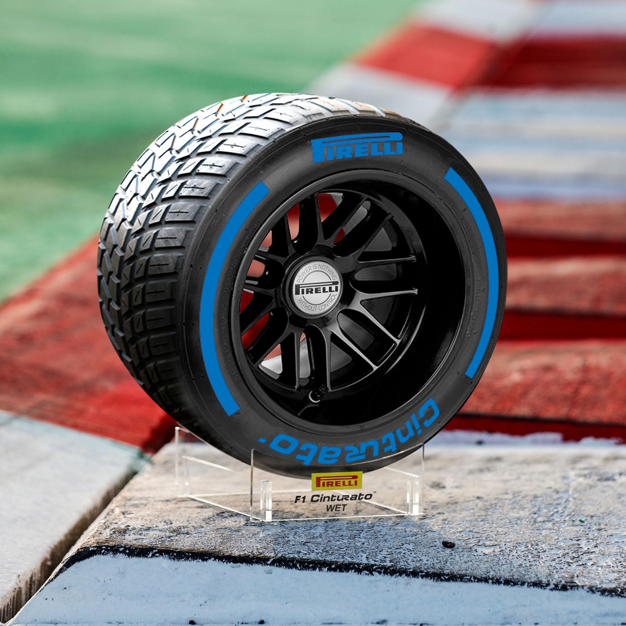 Pirelli Wind Tunnel Tyre - Blue Wet Compound