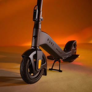 McLaren-inspired Pure x McLaren Black Edition e-scooter, premium electric scooter for urban travel with striking black design