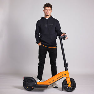 Pure x McLaren E-Scooter – Papaya Edition, performance-inspired electric scooter with signature papaya finish for everyday city riding