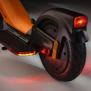 Pure x McLaren Papaya Edition electric scooter with premium McLaren-inspired styling, eye-catching urban transport for everyday journeys