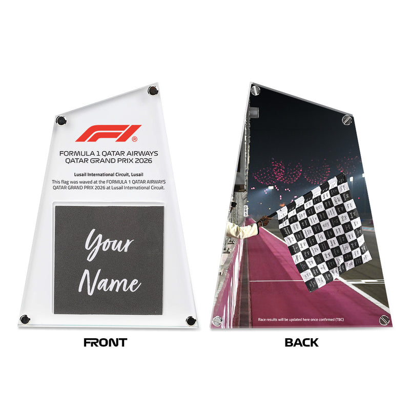 Qatar GP 2026 - Personalised F1® Flag