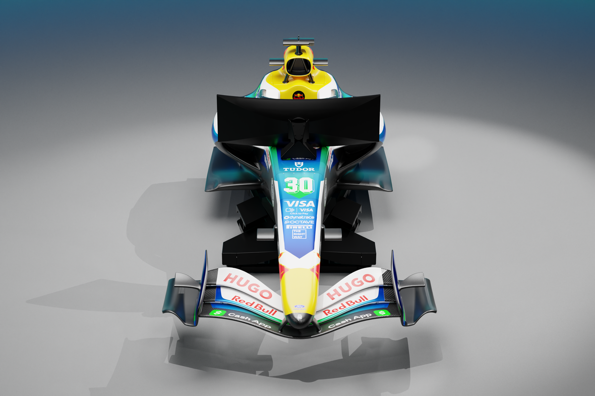 Premium 2026 VCARB FC Visa Cash App Racing Bulls Formula One® Team Motion Simulator, immersive Formula 1-inspired collector display