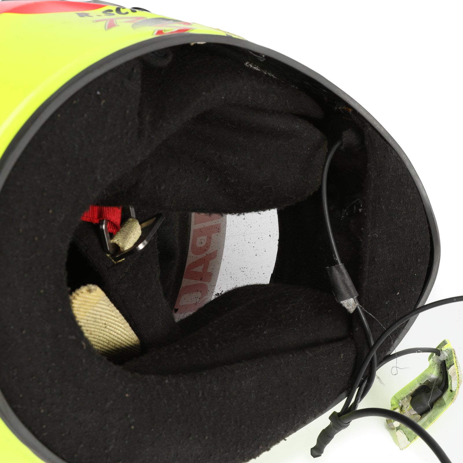 Season Launch LOT 416 - Ralf Schumacher 2001 Used Williams Helmet