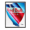 Red Bull Racing 2009 Grand Prix Used RB5 Righthand Rear Wing Endplate - Red Bull Cola Branding #2