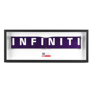 Authentic Infiniti Red Bull Racing Grand Prix-used DRS flap from the 2014 Formula One season, genuine Formula 1 race-used bodywork for collector display